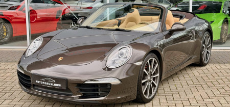2013 Porsche 991.1 3.8 Carrera S Cabrio braun 400PS 19650 km 2-Hand PDK Fotos