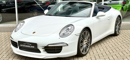 2015 Porsche 991 3.8 Carrera S Cabrio weiss 400PS 72086km 1-Hand PDK Fotos