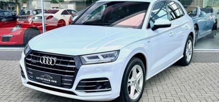 Audi Q5 55 TFSI e quattro sport weiss 2020 367PS Head-up-Display Matrix LED Fotos