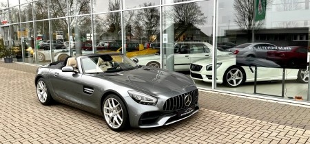 Mercedes-AMG GT 4.0 V8 DCT 190477 Roadster Cabrio 2018 grau 476 PS Fotos