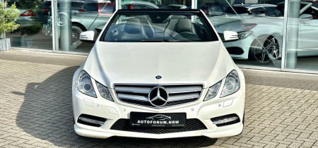 Mercedes-Benz E 350 CGI BlueEfficiency AMG Line (207.459) Cabrio Designo Diamantweiss metallic 306PS V6 Fotos