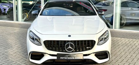 Mercedes-Benz S 63 AMG 4Matic V8 Biturbo Coupé C217 diamantweiss 2015 Fotos