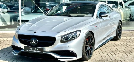 Mercedes-Benz S 63 AMG 4Matic V8 Biturbo Coupé C217 silber 2015 Fotos