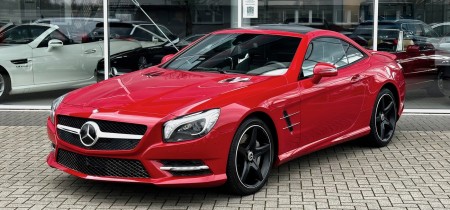 Mercedes-Benz SL 350 AMG Line Roadster Feueropal rot 16000km 2012 Fotos