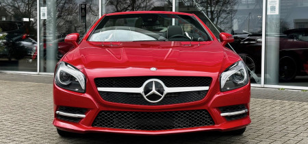 Mercedes-Benz SL 350 AMG Line Roadster Feueropal rot 16000km 2012 Fotos