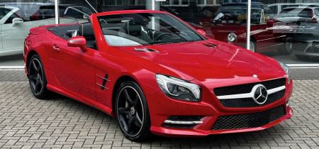 Mercedes-Benz SL 350 AMG Line Roadster Feueropal rot 16000km 2012 Fotos