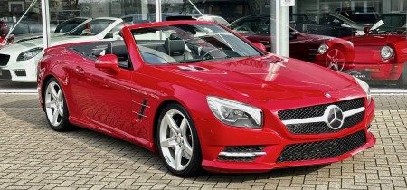 Mercedes-Benz SL 350 AMG Line Roadster Zirkonrot 31000km 2012 Fotos