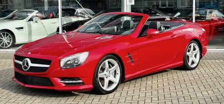 Mercedes-Benz SL 350 AMG Line Roadster Zirkonrot 31000km 2012 Fotos