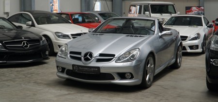 Roadster silber Mercedes-Benz SLK 350 Fotos