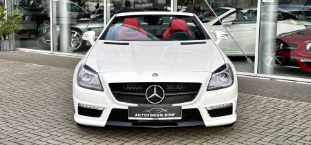 Mercedes-Benz SLK 55 AMG Roadster weiss R172 31200 km 2012 Fotos