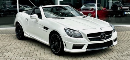 Mercedes-Benz SLK 55 AMG Roadster weiss R172 50880 km 2014 Fotos