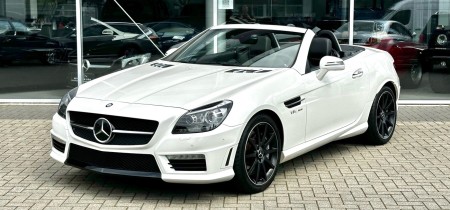 Mercedes-Benz SLK 55 AMG Roadster weiss R172 50880 km 2014 Fotos