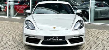 Porsche 718 Cayman Coupé 982 PDK 300PS 2018 Kreide Fotos