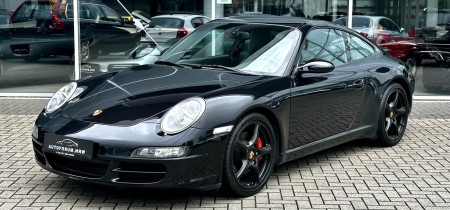 Porsche 997 Carrera S Coupé 355 PS Basaltschwarz met Automatik Fotos