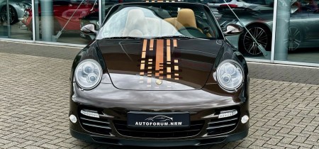 Porsche 997 Mk2 Turbo Cabrio 500PS 2010 Approved Garantie macadamia braun metallic Fotos