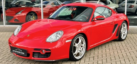 Porsche Cayman Coupé 987c indischrot 245PS Aus erster Hand 44214km 2007 Scheckheft Fotos
