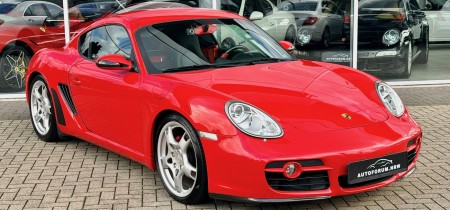 Porsche Cayman Coupé 987c indischrot 245PS Aus erster Hand 44214km 2007 Scheckheft Fotos
