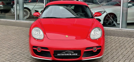 Porsche Cayman S 987c indischrot 295PS Motor revidiert 2005 Fotos