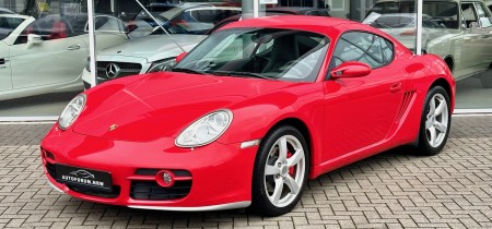 Porsche Cayman S 987c indischrot 295PS Motor revidiert 2005 Fotos
